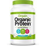 Orgain Organic Plant Based Protein Powder, Vanilla Bean